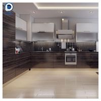Lemari Dapur OEM Gaya Modern Lemari Dapur Tahan Aus untuk Desain Interior Mewah