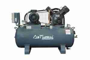 Compresor de Aire Industrial de Dos Etapas con Tanque Receptor de Aire, Compresor de Pistón de Alta Resistencia para Uso en Talleres y Fábricas - Product Image 3
