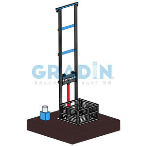 벽걸이 형 전기 미니화물 엘리베이터 구멍 바닥에 작은 물품 창고 용 리프트 테이블 - Product Image 4