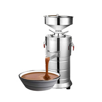 Machine industrielle automatique à moteur électrique pour la fabrication de beurre de cacahuètes, de pâte de noix et de tahini 15 kg/h