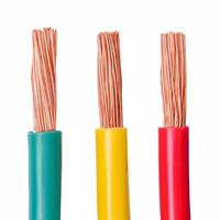 Câbles électriques d'éclairage à âme unique isolés FEP 600V pour fils BVR de 1,0 mm pour le câblage électrique des bâtiments