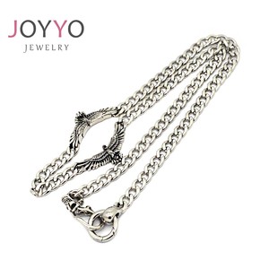 Collier pour homme en acier inoxydable 316l de style moto hardcore, style punk heavy metal - Product Image 1
