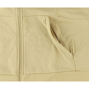 Giacche con Zip e Collo Tondo da Uomo Adidas Reversibili Streetwear Crema/Bianco Tinta Unita Impermeabili |   100% Autentico - Product Image 5