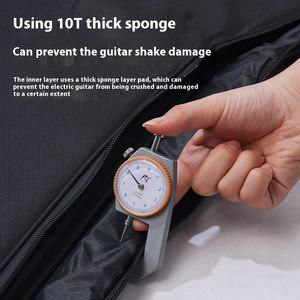 Sac à dos pour guitare électrique, basse, instrument, en tissu Oxford en nylon personnalisé, sac à bandoulière en coton épais pour orgue électronique musical - Product Image 3