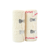 Bandage en crêpe élastique Spandex 15cm*4m pour blessures sportives, soutien de la cheville, du genou, du poignet, rouleau de compression avec clip métallique