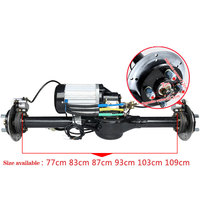 Kit d'essieu arrière de frein à disque 3000w DC 60v/72V pour Tricycle et véhicules à quatre roues