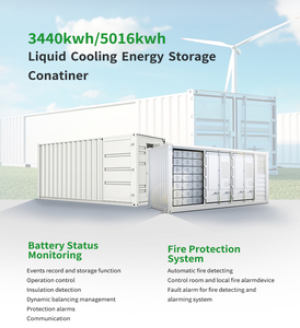 Conteneur de stockage d'énergie à batterie au lithium OEM 1MWh 2MWh 5MWh avec refroidissement - Product Image 3