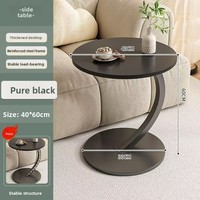 Einfacher Metall-Beistelltisch, Kleiner Couchtisch, Balkon-Aufbewahrungstisch, Schlafzimmer-Nachttisch, Aufbewahrungsregal