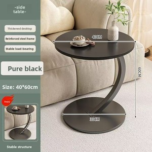 Meja Samping Tempat Tidur Logam Sederhana, Meja Kopi Kecil, Penyimpanan Balkon Rumah, Meja Samping Tempat Tidur Kamar Tidur, Rak Penyimpanan - Product Image 3