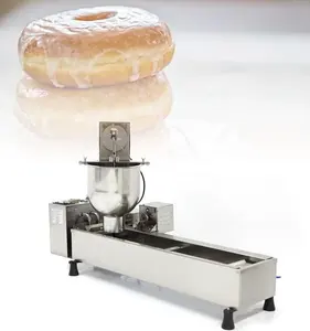 Full Automatic No Stick Lokma Mini Sweet Doughnut Frying Cutter Machinery And Jam Donut Making Machine With A Oil Tank