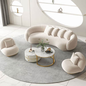 Juego de Mesa de <span class=keywords><strong>Centro</strong></span> de Lujo para Sala de Estar Moderna, con Marco de Acero Inoxidable Negro y Cubierta de Vidrio - Product Image 3