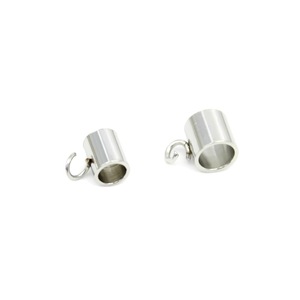 Perles entretoises en acier inoxydable, formes variées, anneaux cylindriques soudés pour la fabrication de bracelets, accessoires de bijoux DIY - Product Image 3
