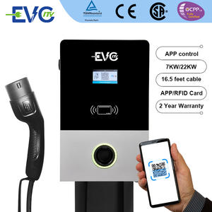 สถานีชาร์จติดผนังระดับ 2 32A การ์ด RFID ผนังบ้าน EV Charger 22KW 44KW Wallbox - Product Image 2
