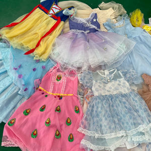 Vestido de Princesa de Segunda Mano C06 para Niñas, Bonito, de Alta Calidad, Precio Económico, Suministro Directo de Fábrica, <span class=keywords><strong>Ropa</strong></span> de Marca <span class=keywords><strong>Usada</strong></span> - Product Image 3
