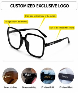 Lunettes de soleil tendance pour hommes et femmes, surdimensionnées, carrées, bloquant la lumière bleue, en polycarbonate, pour le quotidien et la ville - Product Image 4