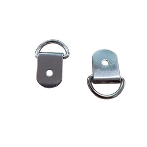 Gancho Semicircular de un Solo Orificio de 34 mm, Herraje para Marcos de Fotos de Hierro, Orificio de 4 mm, Grosor del Anillo de 2,6 mm - Product Image 3
