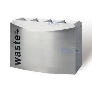 Hochleistungs-Schul- oder szenischer Ort Metall-Edelstahl-Abfallbehälter Recycling klassifizierter Abfallbehälter