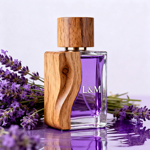 L & M bán buôn chai nước hoa thủy tinh thiết kế mới 50ml chai nước hoa 100ml Thiết kế chai nước hoa độc đáo - Product Image 2