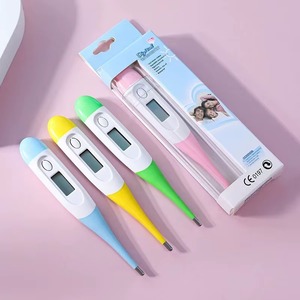 Digital Fever Quick Reading Waterproof Oral Thermometer with Fever Indicator Best for Baby Kids and Adults Digital Thermometer - Product Image 1
