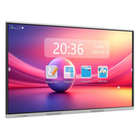 Options OEM pour salle de classe Écran tactile LCD interactif numérique intelligent 55 "65" 75 "86 pouces Cartes interactives