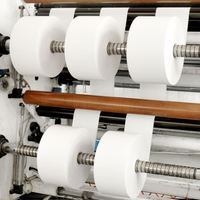 Jinya Rouleaux d'étiquettes vierges personnalisées étanches par transfert thermique Papier de transfert d'autocollants personnalisés pour imprimante d'étiquettes