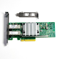 Adaptador de Puerto SFP dual de 10Gb Broadcom BCM57810S Chip interno PCI-E x8 tarjeta de red de fibra óptica NIC para servidor con cable en Stock