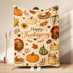 Manta Decorativa para Sofá, Diseño Personalizado, 100% Poliéster Tejido, Decoración para Fiestas, Manta de Algodón para Halloween, Venta al Por Mayor - Product Image 1
