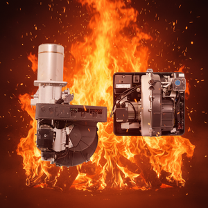 Quemador de Gas Monobloque de 400000 Kcal, 100~550kw, 86~473Mcal/<span class=keywords><strong>h</strong></span>, RS44, Quemador Industrial de Tiraje Forzado para Calentamiento de Calderas y Hornos de Secado - Product Image 1