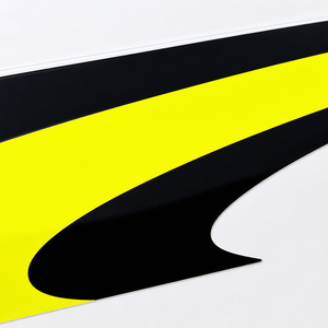 Calcomanía Lateral para Camioneta, Diseño de Ondas, Amarillo Fluorescente y Negro: Gráfico Deportivo para Camioneta 4x4, Vinilo Impermeable para Puerta y Caja de Carga - Product Image 3