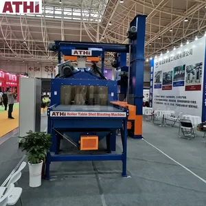 QH69 elektrikli Wheelabrator kumlama makinesi büyük ölçekli H çelik yapı üretim tesisi için yeni durum