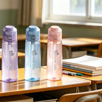 Nouvelle bouteille anti-fuite Scent Perception Eco Safe avec couvercle à ressort pour le camping, le sport, la course à pied et la natation
