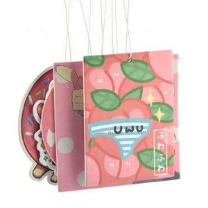 Customizable Logo Car Freshener with Different Shapes and Scents Personalized <b>Paper</b> Air Fragrance Hanging for Aromatherapy - Product Image 2
