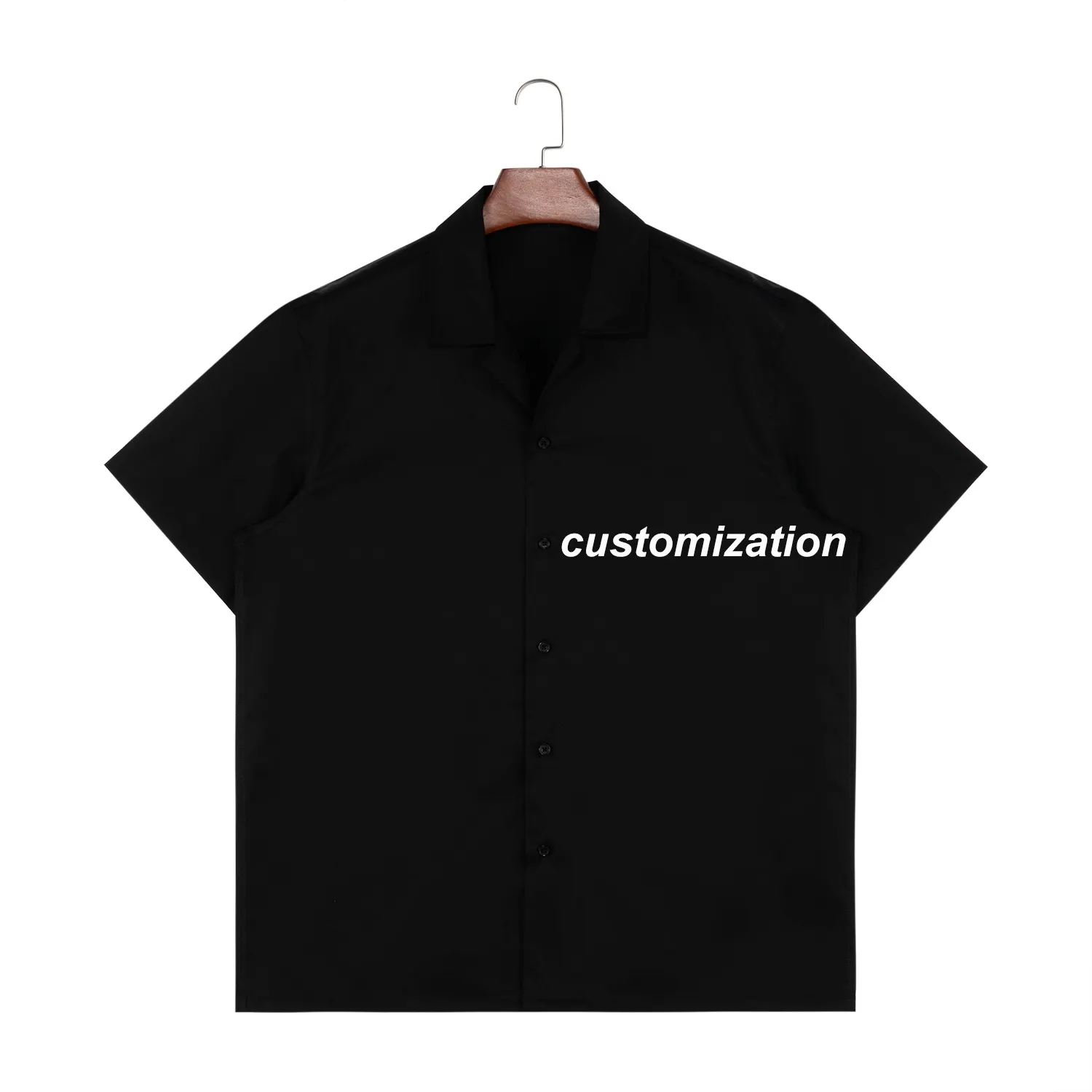 निर्माता समर कार्गो कैंप शर्ट कैजुअल वर्क टी शर्ट कस्टम हवाईयन शॉर्ट स्लीव प्रिंटिंग बटन अप शर्ट