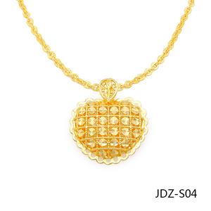 Collier en laiton plaqué or Jxx JDZ-S02 avec pendentif goutte d'eau en cristal, petit pendentif pour femme, meilleur prix, bijoux avec pierre principale en zircon - Product Image 3