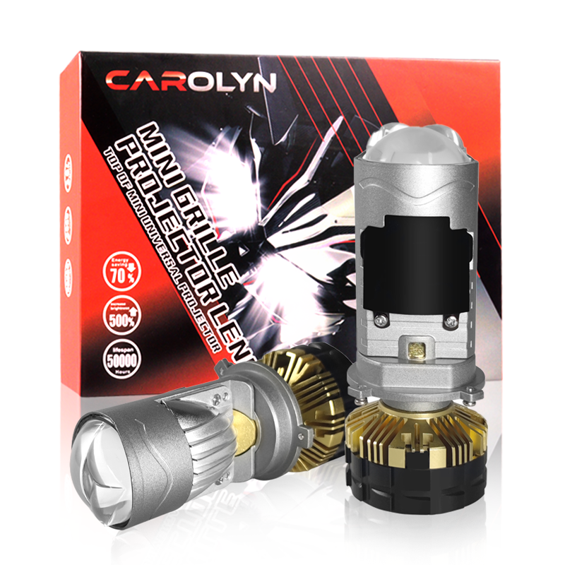 mini led projector headlight h4