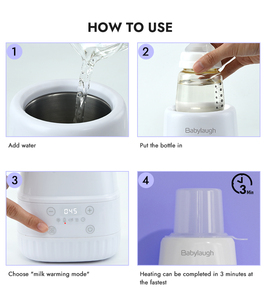 Custom Packaging Smart Accurate Temperature Breast Milk Warmer 5 Modes In 1 Multi-Function Electronic Milk Baby <b>Bottle</b> Warmer - Product Image 6