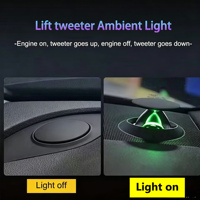 Haut-parleurs de toit LED Autowellus pour Audi A4 A5 A6 A7 Q5 Q7 Q8 B9 C8 – Améliorations audio et éclairage d'ambiance premium pour tableau de bord