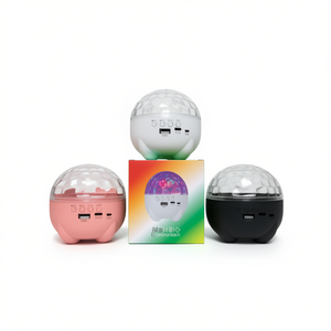 <b>Bluetooth</b> <b>Speaker</b> <b>With</b> <b>Light</b> Party Lighting Effect Colorful Disco Ball Lamp For Indoor Outdoor Use - Product Image 2