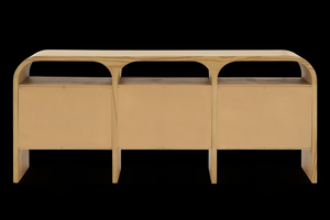 Commode à 6 tiroirs en bois naturel de style mi-siècle, commode en bois massif avec <span class=keywords><strong>patchwork</strong></span> et pieds coniques en bois pour chambre à coucher - Product Image 6