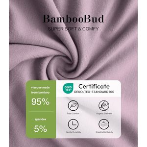 Vestido de Manga Larga con Cuello en V para Mujer, Corte en A, Cintura Alta, Informal, para Uso Diario, Transpirable, Viscosa de Bambú, Tallas S a XXL - Product Image 3