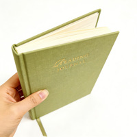 Carnet de suivi de lecture personnalisé A5 en lin à couverture rigide pour avis et suivi des progrès des lecteurs