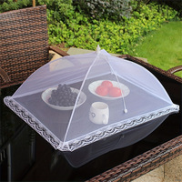 Couverture de table à manger pliable mouche anti-moustique Pop-up alimentaire couverture respirante pliable lavable filet alimentaire