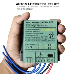 คอนโทรลเลอร์ผลิตภัณฑ์พลังงานลมแบบดิจิตอล LED แสดงผลแรงดันไฟฟ้า 300W 600W 1000W 12V / 24V / 48V รุ่น MAX-S1 ราคาประหยัด - Product Image 3