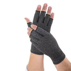 <span class=keywords><strong>Gants</strong></span> de compression antidérapants en coton et élasthanne à demi-doigts <span class=keywords><strong>pour</strong></span> hommes et femmes, avec points antidérapants sur la paume, <span class=keywords><strong>pour</strong></span> les douleurs aux <span class=keywords><strong>mains</strong></span> et l'<span class=keywords><strong>arthrose</strong></span> - Product Image 2