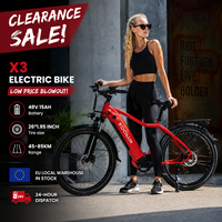 Vélo électrique KOOLUX X3 des Pays-Bas, expédition en 24h, pneus de 26 pouces, vélo de montagne, moteur sans balais puissant, vélo électrique léger