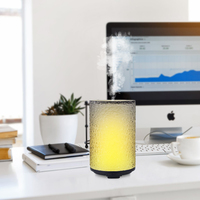 ODM OEM Lumières colorées en forme de vase Humidificateur d'huiles essentielles Diffuseur d'huile d'aromathérapie en résine