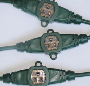 QUANWEI IEC 인증 미국 유럽 표준 전원 코드 플러그 소켓 연장선 방진 방수 구리 코어 케이블 - Product Image 3