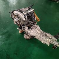 Ensemble moteur diesel d'occasion 4JB1 4JB1T avec turbo et boîte de vitesses en acier pour camion, bonne qualité