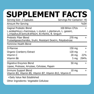 Suplementos Herbales Más Vendidos con Vitamina C, Vitamina B6, Probióticos en Cápsulas, Mejora la Producción de Energía - Product Image 2