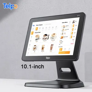 Telpo C11 10,1 pulgadas Android 13 encimera pos PC computadora máquina de facturación para pequeñas empresas